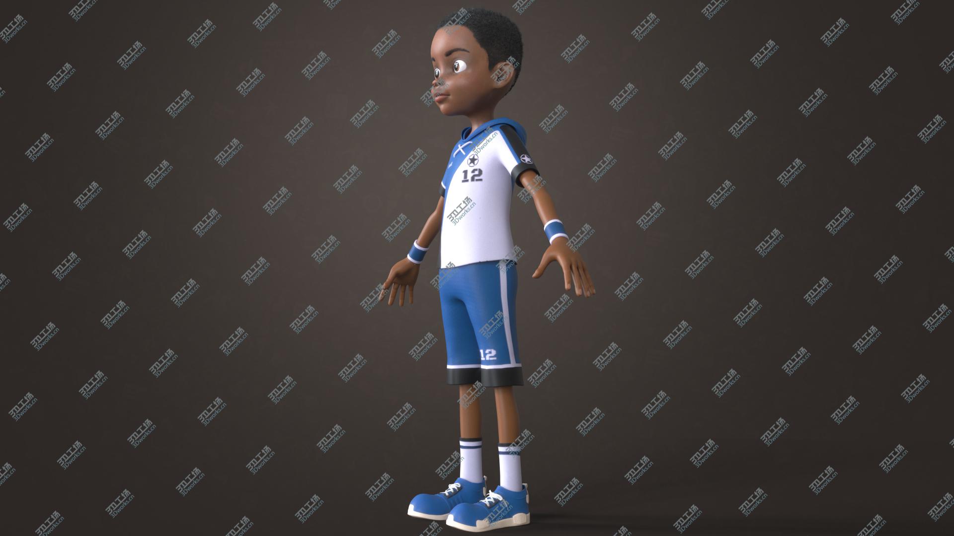 images/goods_img/202104091/AFRO BOY- CARTOON RIGGED BLACK BOY(1) 3D model/3.jpg